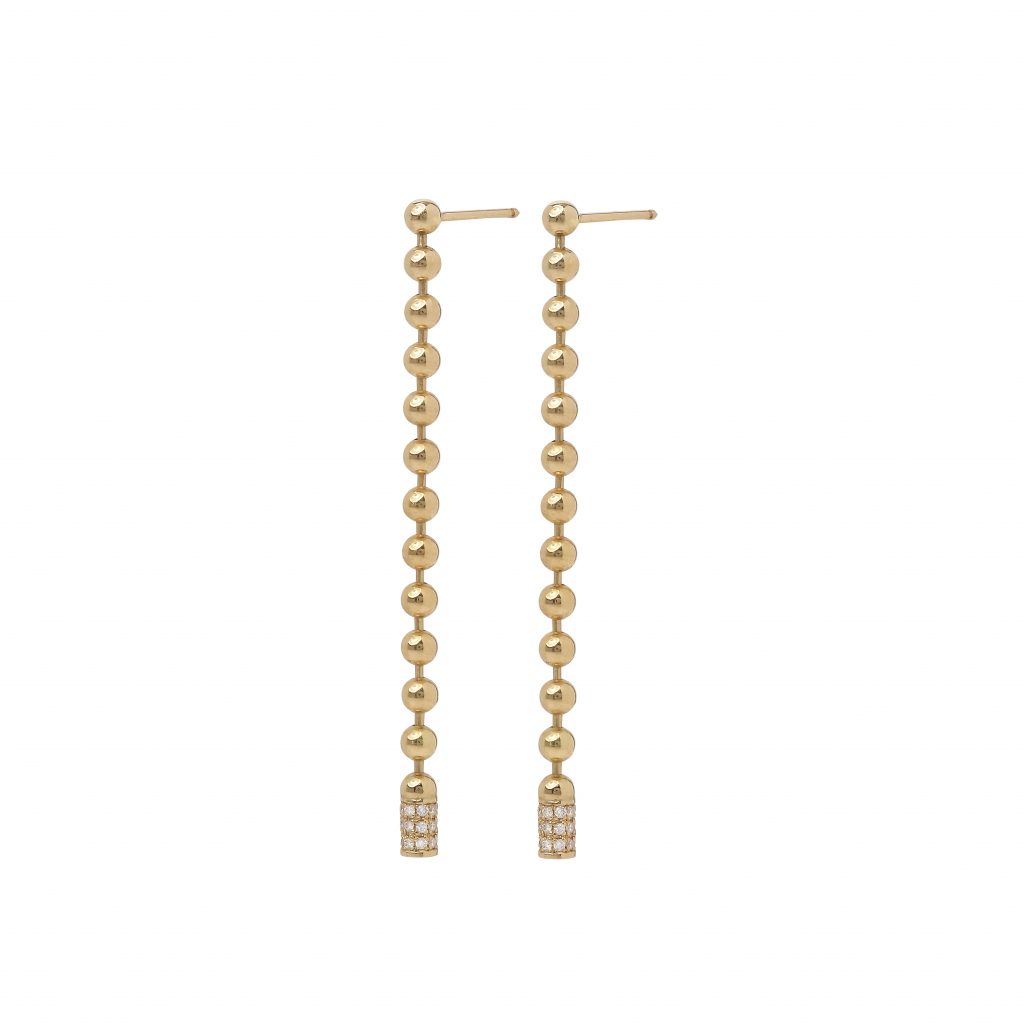 Ball chain earrings Clearance